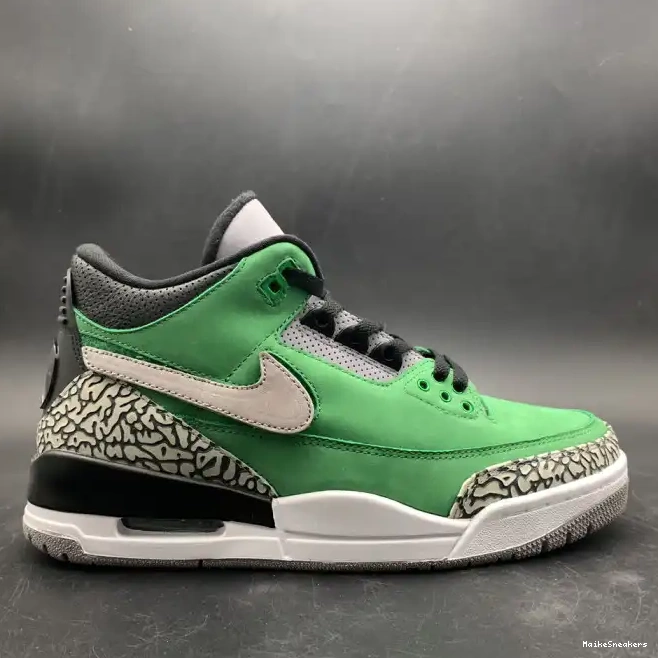 MaikeSneakers PE Tinker Retro Jordan Air shoes AJ3 3 867493 Ducks Oregon 0323